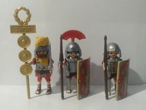 PLAYMOBIL TRIO DE SOLDADOS ROMANOS - 15/10/19 - Picture 1 of 1