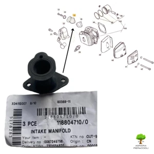 COLLETTORE-GUARNIZION STIGA ALPINA MOTOSEGHE AC27 AC31 PR730 SPR276 SP316 APR CS - Imagen 1 de 7