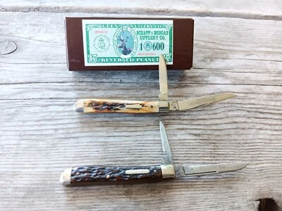 Cuchillos de maní reverso Schattt Morgan nuevos y vintage Foto 1 de 4
