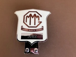 MG Laudes Augete Priores Triple M Car Club UK Emblem Badge Vintage - Picture 1 of 6