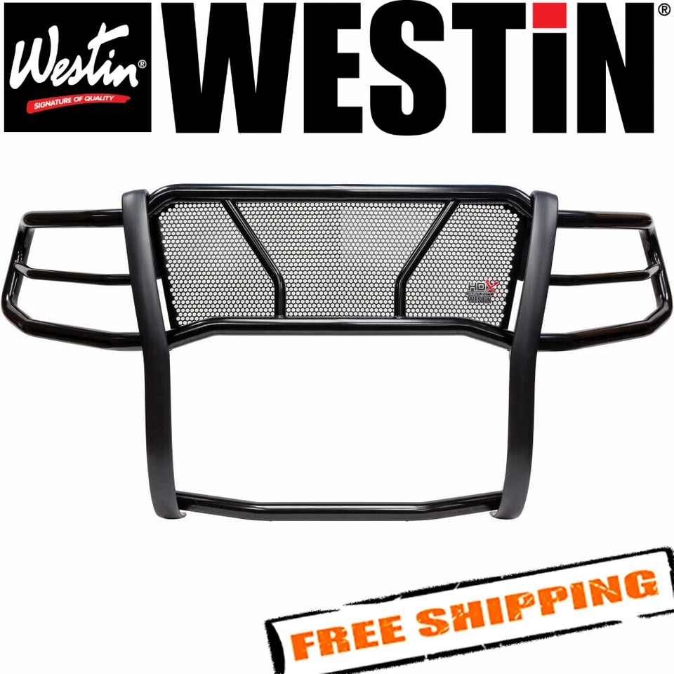 Westin 57-3805 Black HDX Grille Guard for 2015-2020 Chevrolet Tahoe/Suburban - Image 1 of 4