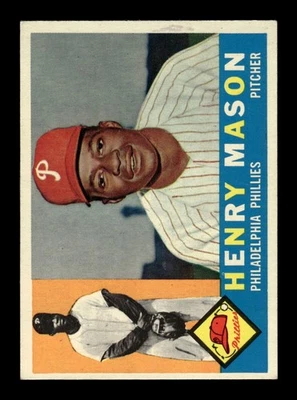 1960 Topps Set Break #331 Henry Mason EX-EX/MT *BNCARDS* - Image 1 of 2