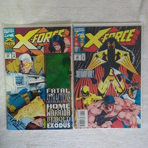 X-Force Lot/Run of 2 Comic Books #25 #26 Marvel Comics 1993 Greg Capullo Covers - Picture 1 of 5
