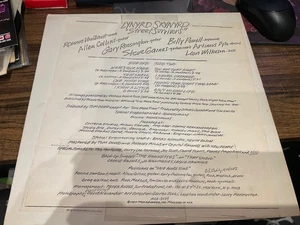 1977 LYNYRD SKYNYRD "STREET SURVIVORS" ORIGINAL TEST PRESSING  VG+ - Bild 1 von 4