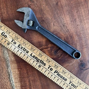 Proto 708-S Professional 8”  Adjustable Wrench  USA Black Oxide Finish - Picture 1 of 2