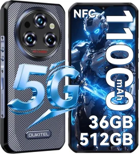 OUKITEL WP35 Pro 5G Outdoor Smartphone 36GB+512GB 11000mAh 6,6 Zoll 2.4K Handy - Picture 1 of 8