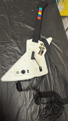 Untested X-Plorer Guitar Hero Xbox 360 Wired Controller 95055 Red Octane - Image 1 of 4