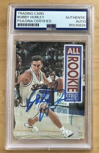 Bobby Hurley Signed 1993-94 Fleer Ultra All Rookie Basketball Card #6 PSA Auto - Picture 1 of 1
