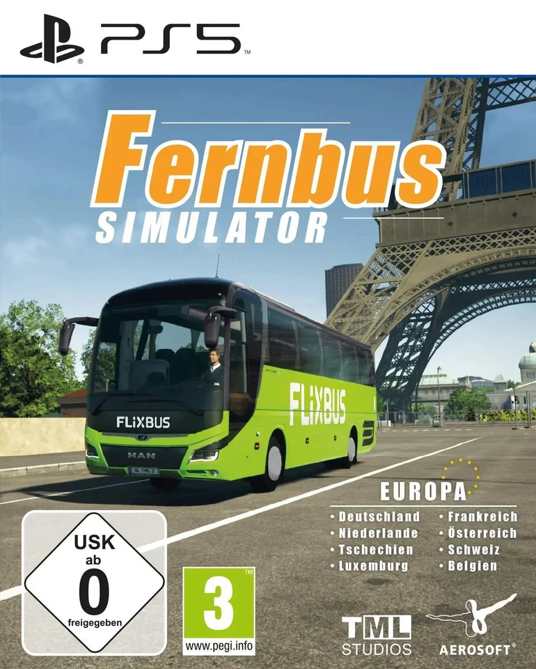 Der Fernbus-Simulator. PlayStation PS5 | Deutsch | Blu-ray Disc | Blu-ray | 2023 - Bild 1 von 1