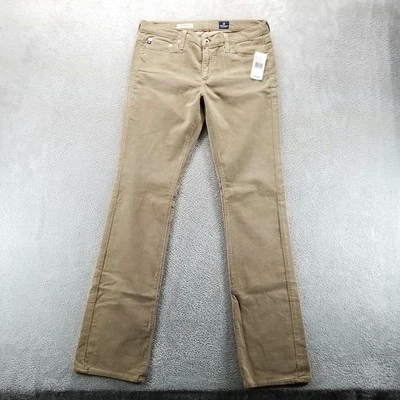 AG Adriano Goldschmied Pants Womens 30 Ballad Slim Bootcut Low Rise Cord Boho - Image 1 of 4