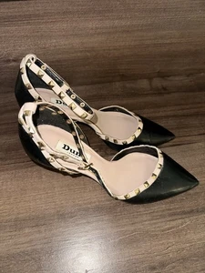 Dune London Women's Shoes Size 3 (36) Black Leather Chic - Picture 1 of 8