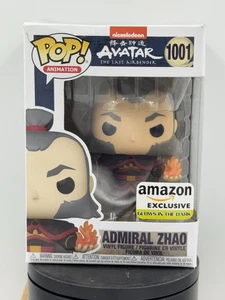 Funko Pop! Avatar The Last Airbender: Admiral Zhao 1001 GITD Amazon Exc box dam - Picture 1 of 9