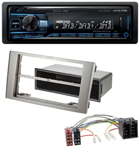 Alpine USB Bluetooth DAB MP3 Autoradio für Iveco Daily (2006-2014) silber - Bild 1 von 9