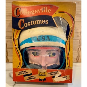 Disfraz de astronauta vintage de Halloween Collegeville años 60 A-252 grande 12-14  - Imagen 1 de 13