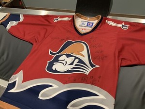 AHL Milwaukee Admirals Signed Autographed Reebok Size Small Hockey Jersey!  