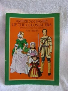 Vintage American Family of the Colonial Era Paper Dolls Tom Tierney 1985 NEW - Picture 1 of 3