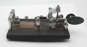 Vtg VIBROPLEX Ham Radio Bug Speed Keyer Key USA Amateur - Picture 1 of 7