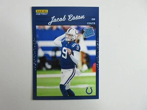 2020 Panini Instant Donruss NFL Football Jacob Eason Rated Rookie Retro RC Card - Picture 1 of 2