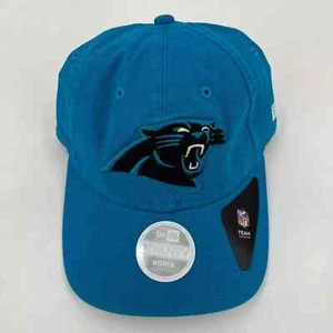 New Era Strapback Hat Women's One Size Blue Carolina Panthers Football NFL New - Picture 1 of 10