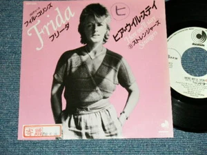 FRIDA ABBA Japan 1983 DSP-226 WHITE LABEL PROMO 7"45 HERE WE'LL STAY - Picture 1 of 6