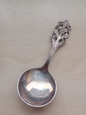 Very Nice - Solid Silver (830 Grade) - Caddy Spoon - Image 1 of 3