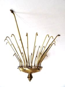 Lamp Light Shade Holder Hanging Lamp Brass Part MADE IN SWEDEN Swedish unknown ? - Picture 1 of 7