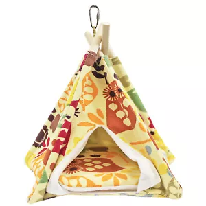 Tienda tipi (pequeña) - Cama acogedora - Planeador de azúcar, hámster, degu, chinchilla, ratón - Imagen 1 de 8