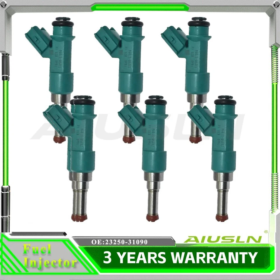 6x Fuel Injectors Fits For Lexus ES RX350 2010-2018 Toyota Avalon Sienna 3.5 V6 Foto 1 de 4