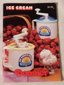 Libro de recetas de instrucciones "Ice Cream the Donvier Way" - Imagen 1 de 3