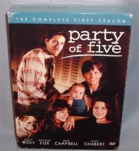 DVD PARTY OF FIVE Season 1 COMPLETE 5 Disc BOX SET NEAR MINT - Picture 1 of 2