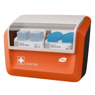 WERO Smart Box® Pflasterspender +AquaFlex Detect Pflasterstrips & Fingerpflaster