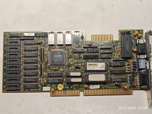 VINTAGE ISA VGA EGA CARD ZYMOS POACH 51 AA/Trident TVGA8800CS HZFZYVGA16 256 KB - Picture 1 of 8