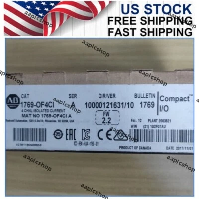 Brand New NEW PLC 1769-OF4CI 4 Pt A/O Current Output Module - Image 1 of 4