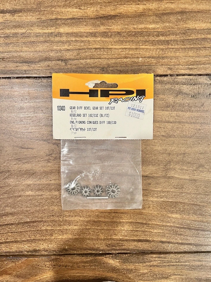 HPI Racing 103400 Differential Bevel Gear Set 10t/13t Blitz