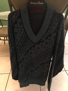 Vintage Linea Folco Mens Sweater, Wool Blend, Made in Italy, Size 52 - Picture 1 of 8