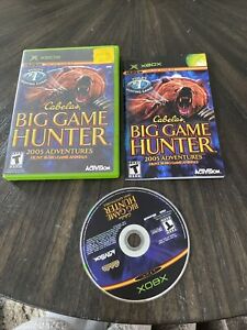 XBOX Game Cabelas Big Game Hunter 2005 Adventures CIB Complete In Box 