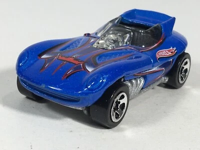 Hot Wheels 2003 Cat-A-Pult Roadster Blue HW Mainline Editions Malaysia Loose - Image 1 of 4