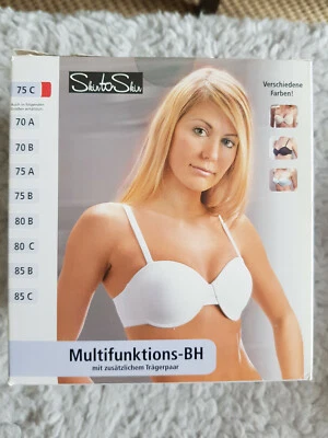Neu in OVP ! Damen Multifunktions BH Gr. 75C weiß, 6 versch.Tragemöglichkeiten - Bild 1 von 3