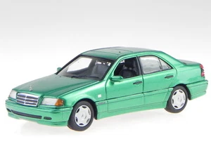 Mercedes W202 C-clase 1997 verde modelo de coche 940037061 Maxichamps 1:43 - Imagen 1 de 4