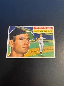 1956 TOPPS BASEBALL #50 DUSTY RHODES!! $1 SHIPPING!! - Picture 1 of 2