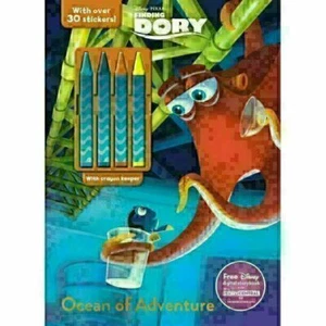 Colour & Activity with Crayons: Disney Pixar Finding Dory Ocean of Adventure New - Imagen 1 de 1