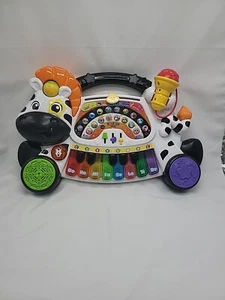 VTech Zoo Jamz Piano Musical Light Up Instruments Microphone Educational Kids - Picture 1 of 18