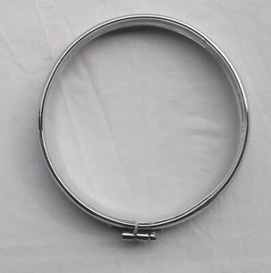 Early Original Chrome Head Light Rim Vauxhall Austin Morris Rover Ford Riley MG - Picture 1 of 15