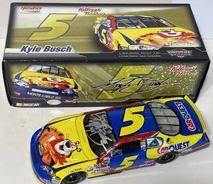 Limited Edition 2007 Signed Kyle Busch #5 Kellogg’s 1/24 CarQuest NASCAR Car - Picture 1 of 19