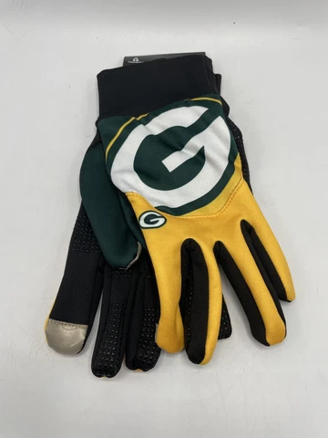 Green Bay Packers Texting Gloves NEW One Size Fits Most Cover