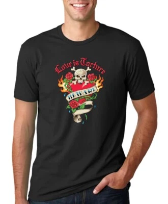 Camiseta Love is Torture - Estilo vanguardista para apasionados y audaces Foto 1 de 4