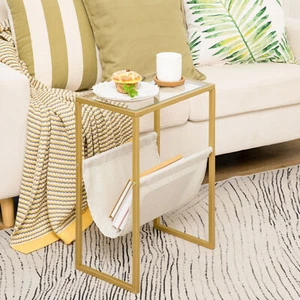 HOOBRO Side Table Nightstand End Table Industrial Bedside Tables Coffee Table - Picture 1 of 13