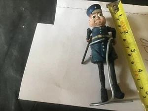 ANTIQUE Christmas Figure ORNAMENT BROWNIE PALMER COX ? COP POLICE MAN FIGURE - Picture 1 of 5