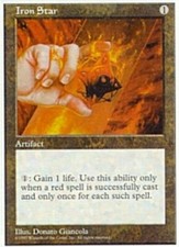 MTG magic cards 2x x2 Light Play, English Iron Star 5th Edition