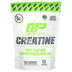 MusclePharm, Essentials, Creatine, Unflavored, 0.66 lbs (300 g), 5 g (1 scoop) - Picture 1 of 2